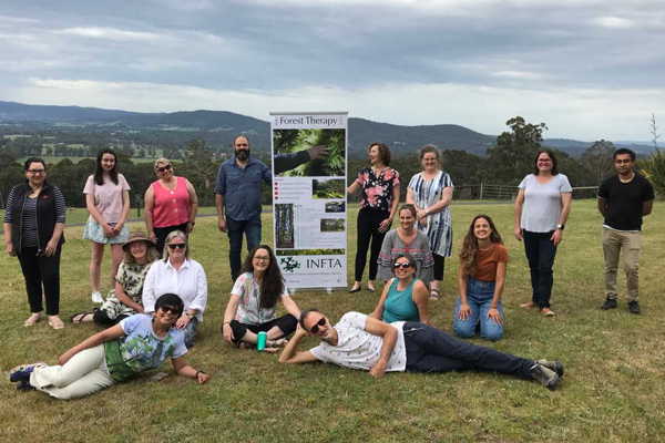 Forest Therapy Introduction at Pallotti College